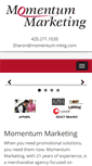 Mobile Screenshot of momentum-mktg.com